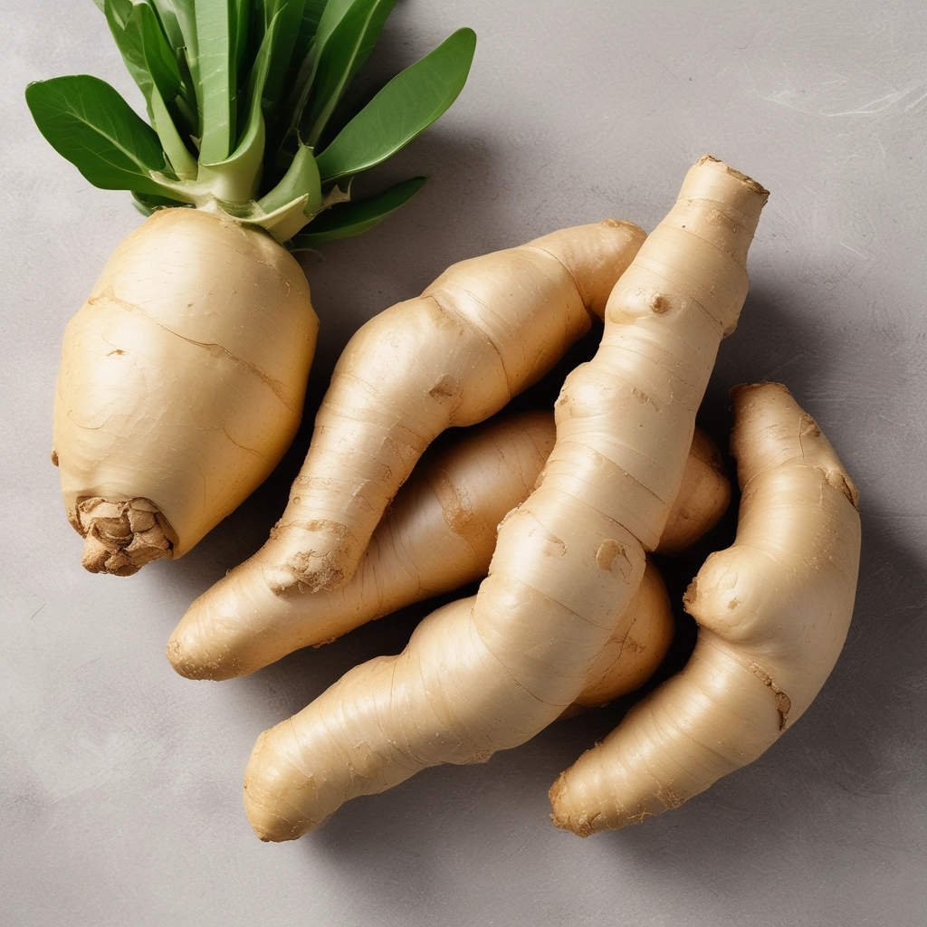 Fresh organic ginger! HealthyFoodsGuru.com
